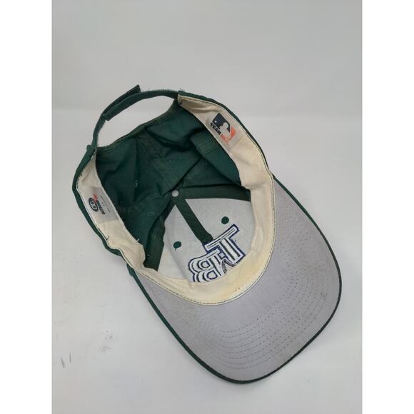 Team MLB Tampa Bay Rays Strapback Hat Outdoor Cap Size S/M Green Embroidered - Picture 8 of 11